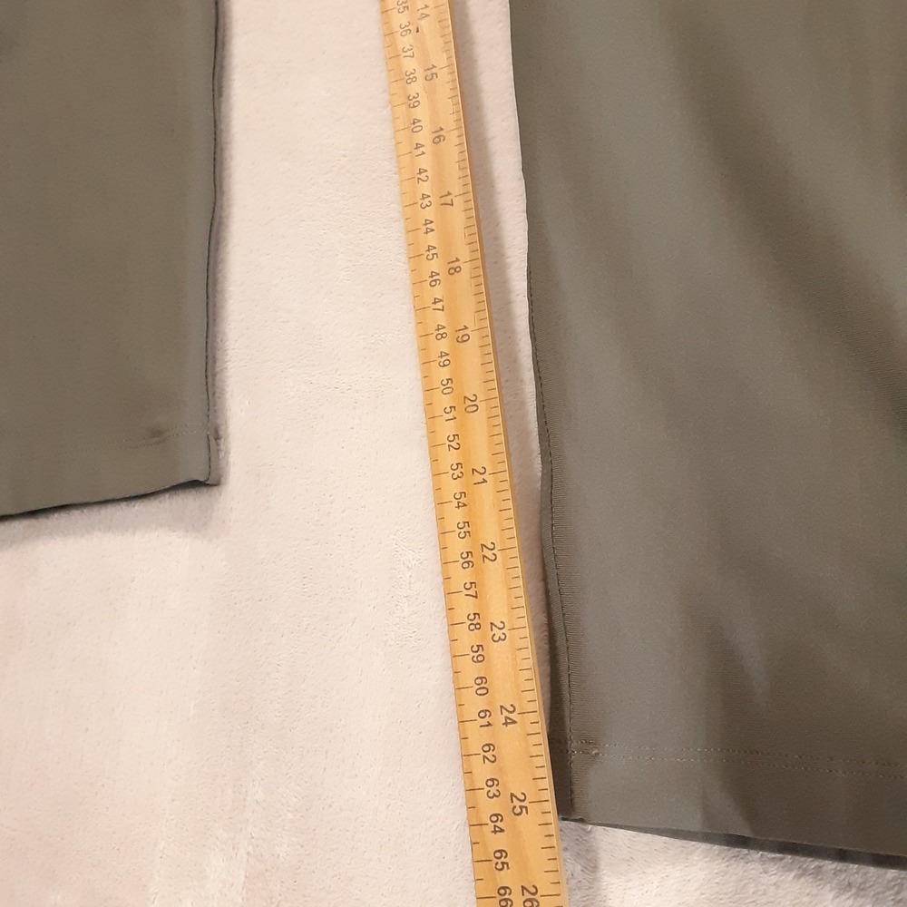 Lululemon Mens ABC Classic Pants 35 Inseam 25" Hem Warpstreme Army Green LM5AQGS - Picture 5 of 8